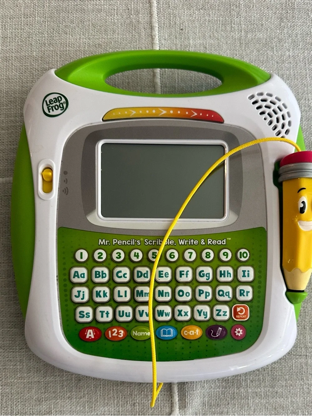 LeapFrog Mr. Pencil's Scribble, Write & Read learning toy.